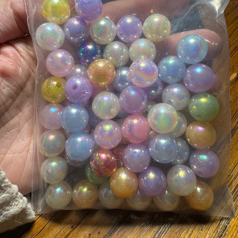 Colorful Iridescent Bead Set